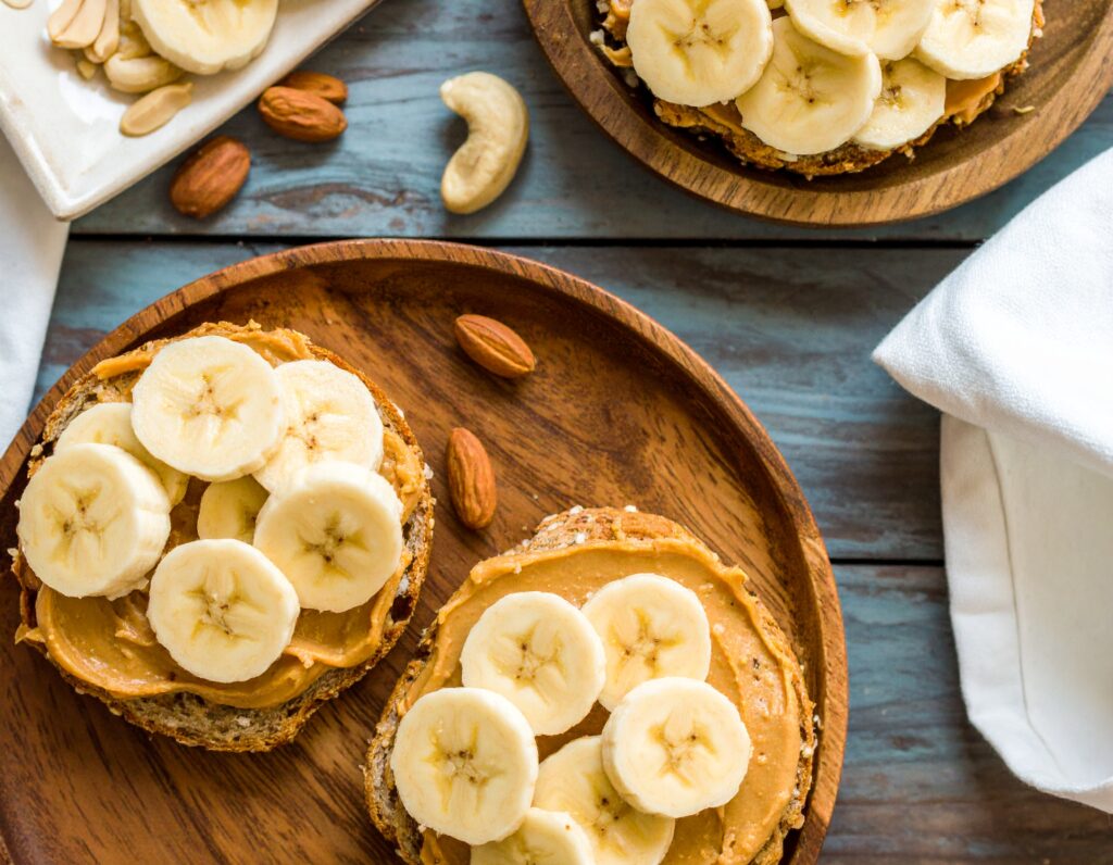 Peanut Butter Banana Protein Sandwich